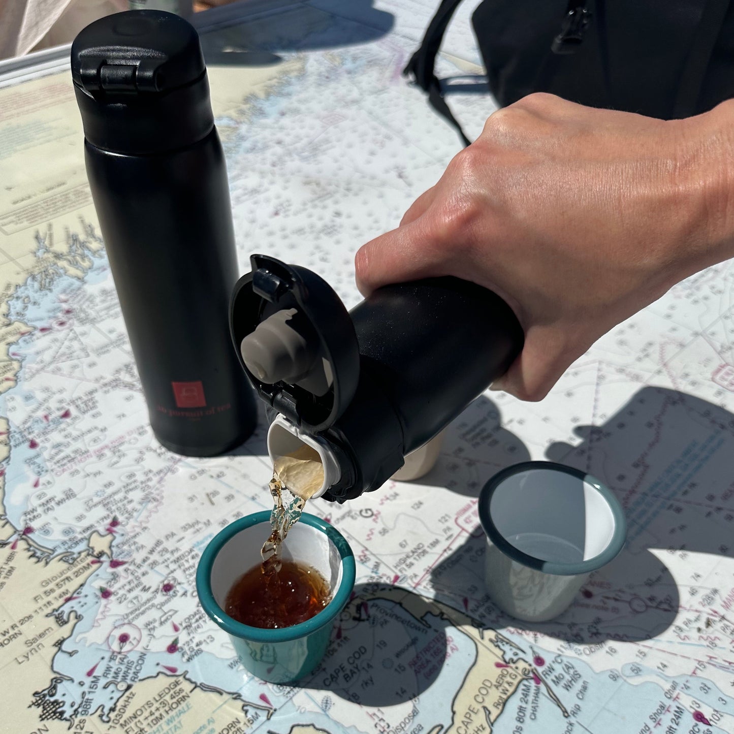 Insulated tea thermos