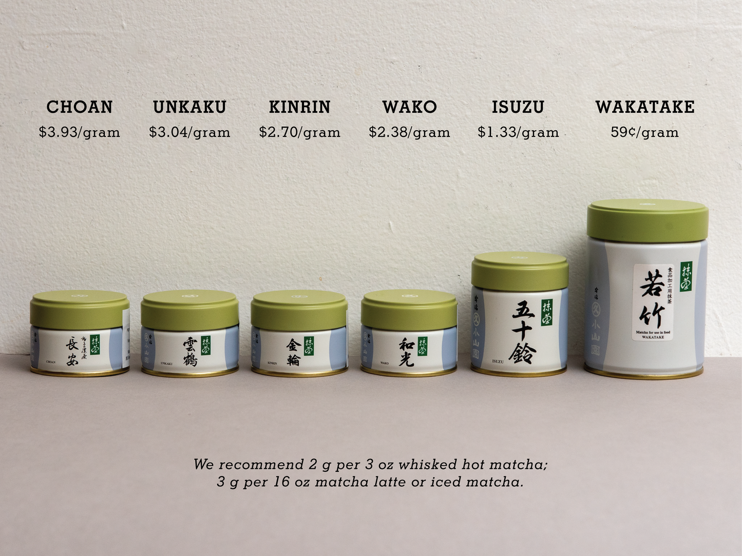 Unkaku Matcha, Marukyu Koyamaen - Thick Tea Grade