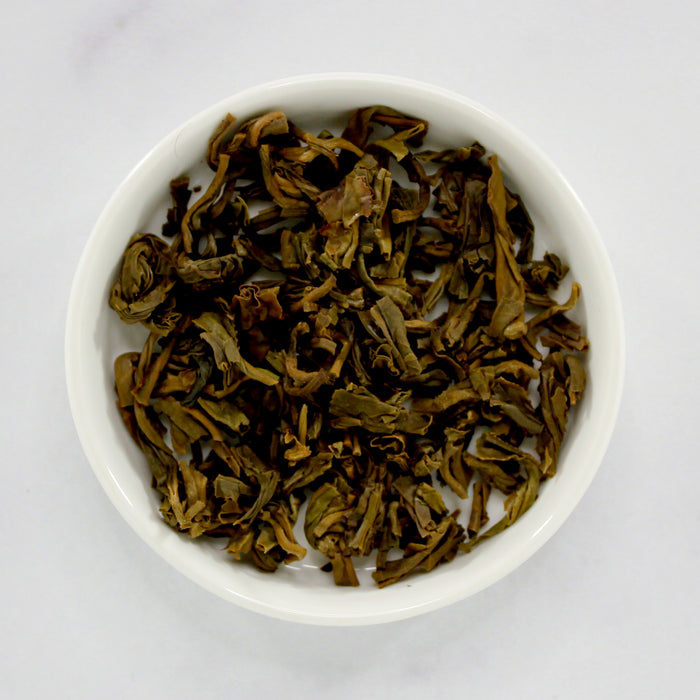 Blue Sea Bingcha - spent leaves