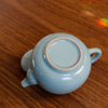 Sky blue gongfu teapot