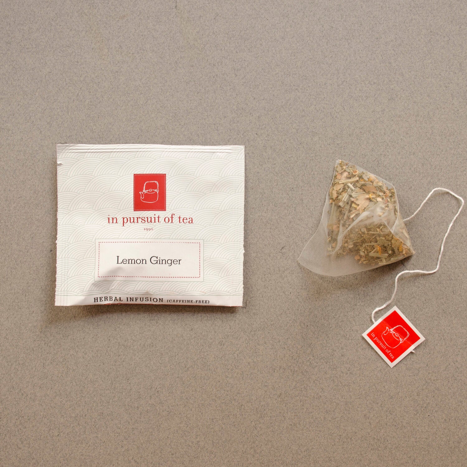 Lemon Ginger Teabags envelope