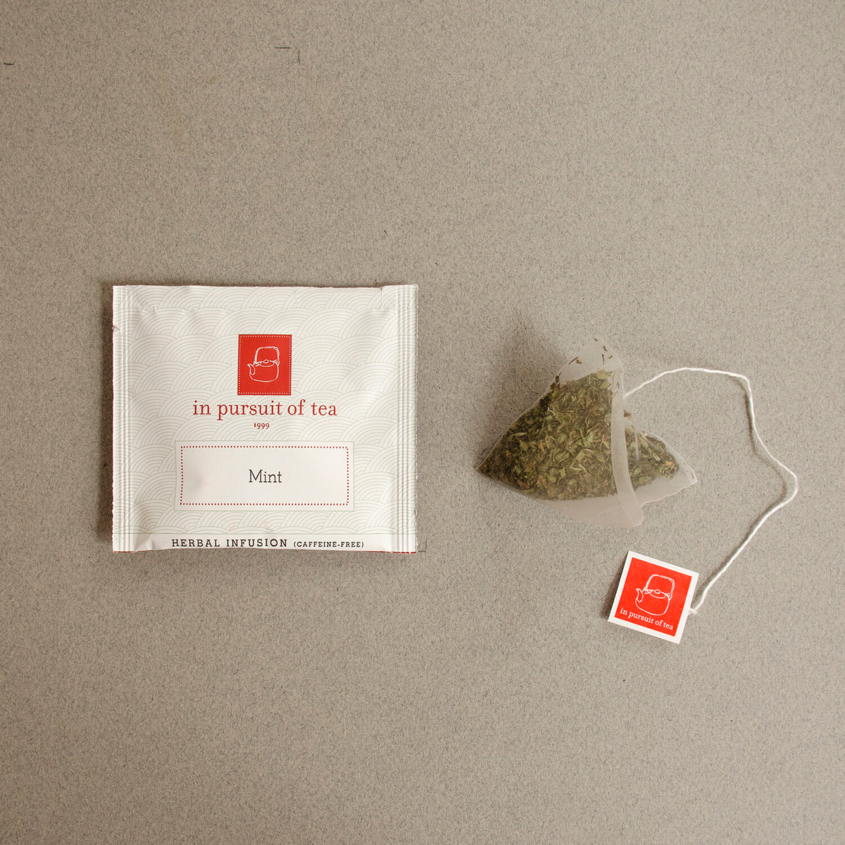 Mint Teabags envelope