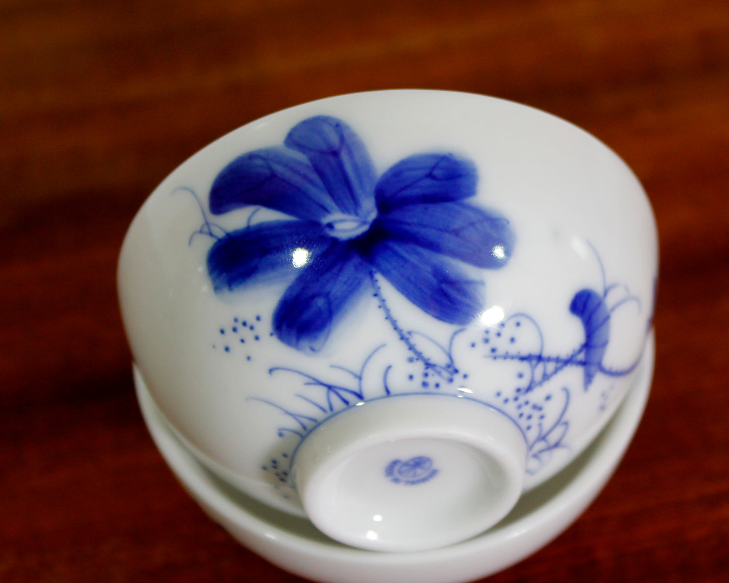 Blue Flower Cups