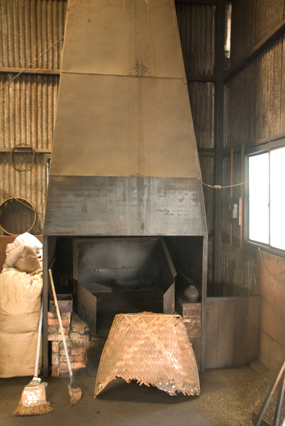 Hojicha Green Tea processing