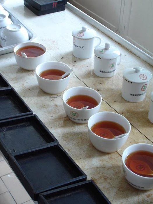 Mao Feng Black Tea cupping